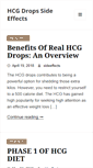 Mobile Screenshot of hcgdropssideeffects.com